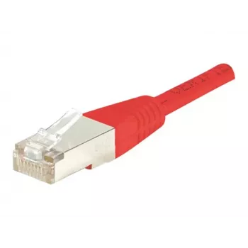 EXERTIS CONNECT Cat6 F/UTP Patchkabel, κόκκινο, 25m, λεπτό προστατευτικό λαστιχάκι 853327