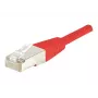 EXERTIS CONNECT Cat6 F/UTP Patchkabel, κόκκινο, 25m, λεπτό προστατευτικό λαστιχάκι 853327