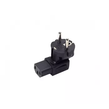 Exertis Connect 809068 Καλώδιο τροφοδοσίας CEE 7/7 σε IEC C13, 1,8 m, Μαύρο