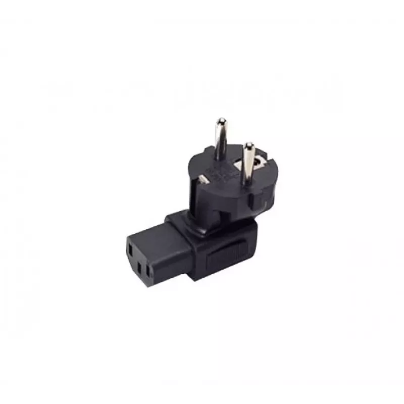 Exertis Connect 809068 Καλώδιο τροφοδοσίας CEE 7/7 σε IEC C13, 1,8 m, Μαύρο