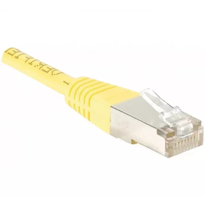 Exertis Connect 854103 0,5m Cat5e F/UTP (FTP) κίτρινο καλώδιο δικτύου