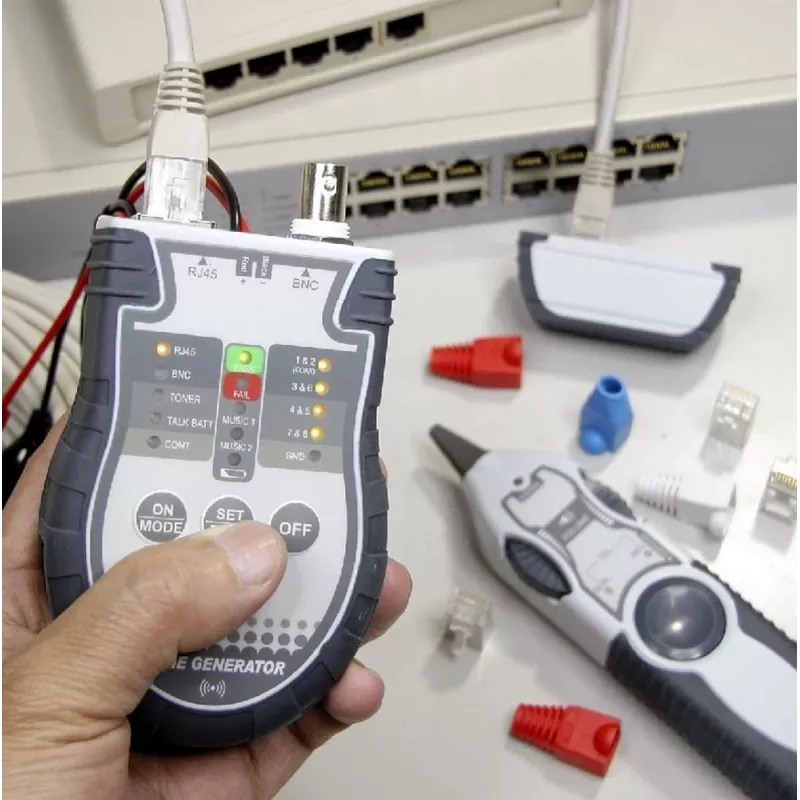 Exertis Connect Ελεγκτής καλωδίων με γεννήτρια τόνου (818131)