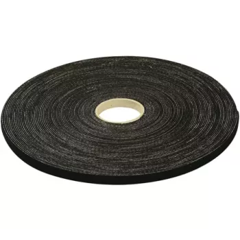 EXERTIS CONNECT Ταινία Velcro για τοποθέτηση, 15 mm x 10 m, μαύρη, για φιλική εγκατάσταση καλωδίων δικτύου και δεδομένων 629445