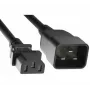 EXERTIS CONNECT Καλώδιο επέκτασης τροφοδοσίας IEC C20 σε C13 3m μαύρο 808001