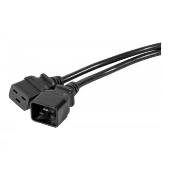 EXERTIS CONNECT Καλώδιο επέκτασης τροφοδοσίας C20 σε C19 2m μαύρο 808002