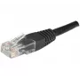 EXERTIS CONNECT Καλώδιο Patch Cat.6 U/UTP, 3m, μαύρο 854235
