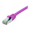 EXERTIS CONNECT Καλώδιο Patch Cat 6 F/UTP, PoE, χωρίς αλογόνα, ροζ, 0,3 m 854431