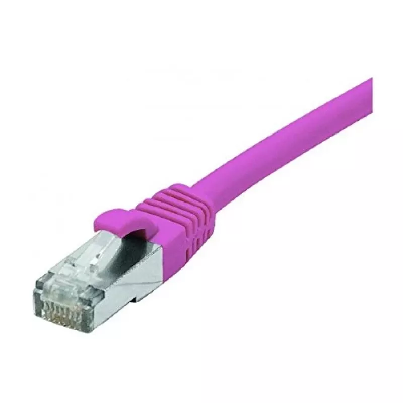 EXERTIS CONNECT Καλώδιο Patch Cat 6 F/UTP, PoE, χωρίς αλογόνα, ροζ, 0,3 m 854431