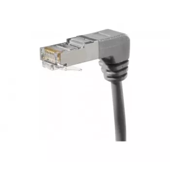 EXERTIS CONNECT Καλώδιο Patch Cat.6A S/FTP, 2,0 m, γκρι, γωνιακοί σύνδεσμοι προς τα κάτω 854289