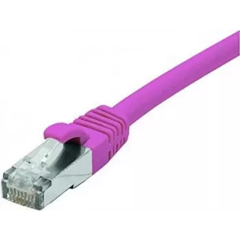 EXERTIS CONNECT Καλώδιο Patch Cat. 6 F/UTP PoE χωρίς αλογόνα, ροζ, 3,0 m με προστασία γλωττίδας 854435