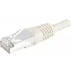 EXERTIS CONNECT Καλώδιο Patch Cat6 S/FTP PiMF, γκρι, 0,7 m, λεπτό snagless προστατευτικό 856837