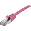 EXERTIS CONNECT Cat 6A S/FTP Καλώδιο Patch, ροζ, 5 m, Slim Snagless 854380