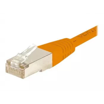 EXERTIS CONNECT Cat.6 S/FTP Καλώδιο Patch, PiMF, πορτοκαλί, 0,3 m 854464