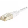 EXERTIS CONNECT Cat.6 S/FTP PiMF Καλώδιο Patch, λευκό, 1,5 m, Slim Snagless Boot 856860