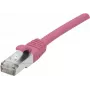 EXERTIS CONNECT Cat. 6 F/UTP PoE Καλώδιο Patch χωρίς αλογόνα, ροζ, 0,5 m, Snagless 854432