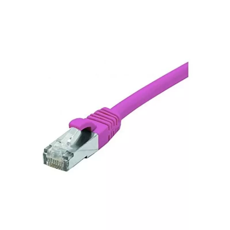 EXERTIS CONNECT Cat. 6 F/UTP PoE Καλώδιο Patch χωρίς αλογόνα, ροζ, 0,5 m, Snagless 854432