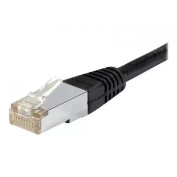 EXERTIS CONNECT Cat.6a F/UTP Καλώδιο Patch, 1,5 m, μαύρο, 10 Gbps, Slim Bend Protection 850015