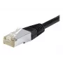 EXERTIS CONNECT Cat.6a F/UTP Καλώδιο Patch, 1,5 m, μαύρο, 10 Gbps, Slim Bend Protection 850015