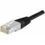 EXERTIS CONNECT Cat.6a F/UTP Καλώδιο Patch, 2 m, μαύρο, 10 Gbps, Slim Snagless 850016