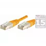 EXERTIS CONNECT Cat.6 S/FTP Καλώδιο Patch, PiMF, πορτοκαλί, 0,7 m 854466