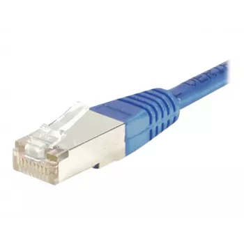 EXERTIS CONNECT Cat.5e F/UTP καλώδιο patch, RJ45, μπλε, 0,3 m 857111