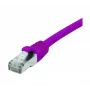 EXERTIS CONNECT Cat. 6 F/UTP καλώδιο patch, PoE, χωρίς αλογόνα, βιολετί, 1,0 m 854411