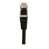 EXERTIS CONNECT Καλώδιο Patch Cat.6 S/FTP PiMF, μαύρο, 0,7 m, Slim Snagless 856843
