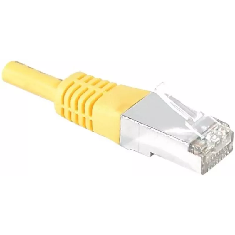 Exertis Connect 856831 Καλώδιο Patch Cat.6 S/FTP PiMF, 0,5 m, κίτρινο, Slim Bend Protection