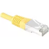 EXERTIS CONNECT Καλώδιο Patch Cat.6 S/FTP PiMF, κίτρινο, 0,3m, Slim Snagless Boot 856822