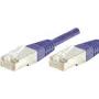 Exertis Connect 854450 Cat6 S/FTP καλώδιο δικτύου Patch, μωβ, 0,15 m