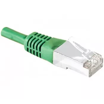 EXERTIS CONNECT S/FTP CAT.6 Patchkabel, PiMF, πράσινο, 1,5 m, Slim Snagless 856857