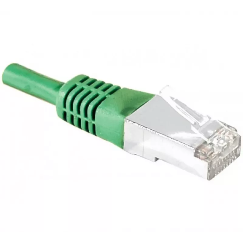 EXERTIS CONNECT S/FTP CAT.6 Patchkabel, PiMF, πράσινο, 1,5 m, Slim Snagless 856857