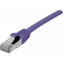 EXERTIS CONNECT Cat 6 F/UTP PoE Patchkabel χωρίς αλογόνα, μωβ, 10 m 854415