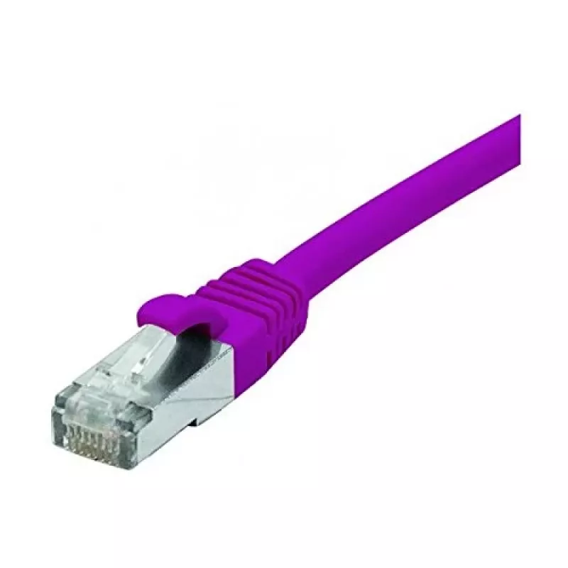 EXERTIS CONNECT Cat 6 F/UTP PoE Patchkabel χωρίς αλογόνα, μωβ, 10 m 854415