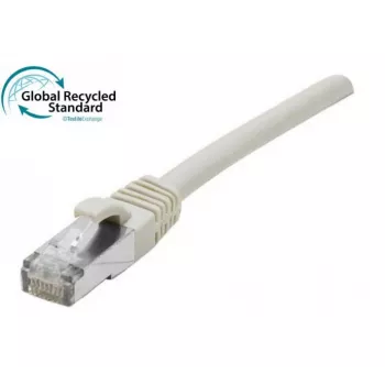 EXERTIS CONNECT Cat. 6A S/FTP καλώδιο patch, TPE, χωρίς αλογόνα, πιστοποιημένο GRS, γκρι, 1,5 m 854504