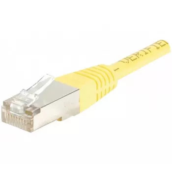 EXERTIS CONNECT Cat.6 F/UTP καλώδιο patch, κίτρινο, 1,5 m, Slim Snagless Boot 857930