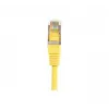 EXERTIS CONNECT Cat.6 F/UTP καλώδιο patch, κίτρινο, 1,5 m, Slim Snagless Boot 857930
