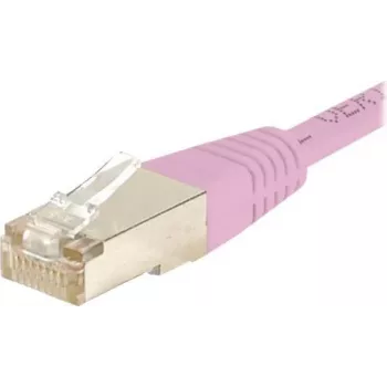 EXERTIS CONNECT CAT.6 S/FTP PiMF καλώδιο patch, ροζ, 0,3 m, Slim Snagless Boot 854477