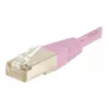 Exertis Connect 854478 Cat6 S/FTP καλώδιο patch, ροζ, 0,5 m, RJ45