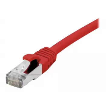 EXERTIS CONNECT Cat. 6A S/FTP καλώδιο patch, 5m, κόκκινο, χωρίς αλογόνα, πιστοποιημένο GRS, Snagless 854525
