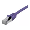 EXERTIS CONNECT Cat 6A S/FTP καλώδιο patch, μωβ, 0,15 m 858513