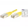 EXERTIS CONNECT CAT.6A S/FTP Patch καλώδιο, 2m, κίτρινο, Slim Bend Protection 858333