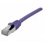 EXERTIS CONNECT Cat 6A S/FTP Patch καλώδιο, μωβ, 3,0 m, Slim Snagless Boot 858519