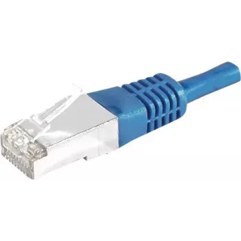 EXERTIS CONNECT Cat.6a F/UTP Patch καλώδιο, 3m, μπλε, 10 Gbps, Slim Bend Protection 859521