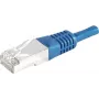EXERTIS CONNECT Cat.6a F/UTP Patch καλώδιο, 3m, μπλε, 10 Gbps, Slim Bend Protection 859521