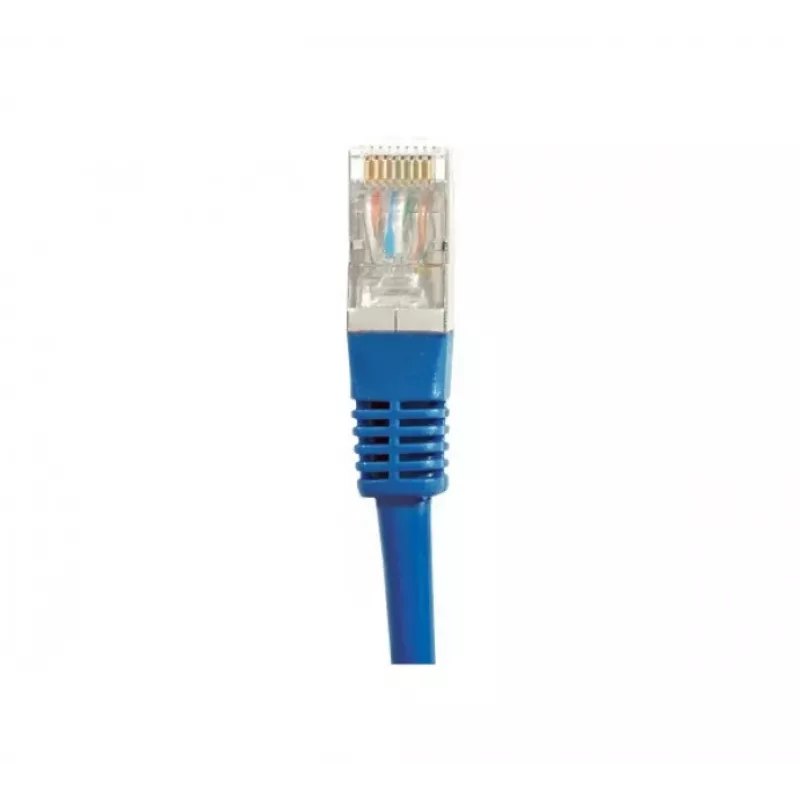 EXERTIS CONNECT CAT.6 S/FTP PiMF Patch καλώδιο, RJ45, μπλε, 0,15 m 856814