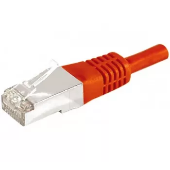 Exertis Connect 859533 Cat.6a F/UTP Patch καλώδιο, 1 m, κόκκινο, 10 Gbps, Slim Bend Protection