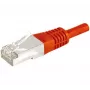 Exertis Connect 859533 Καλώδιο patch Cat.6a F/UTP, 1 m, κόκκινο, 10 Gbps, λεπτή προστασία κάμψης