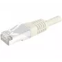 EXERTIS CONNECT Cat.6 S/FTP Καλώδιο Patch, PiMF, γκρι, 0,3 m, Slim Snagless 856819