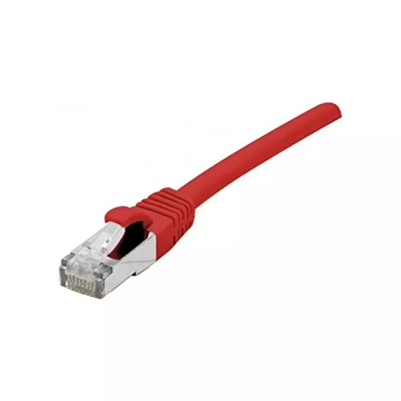 EXERTIS CONNECT Cat 6A S/FTP Καλώδιο Patch, Κόκκινο, 0,3 m, Slim Snagless Boot 858466